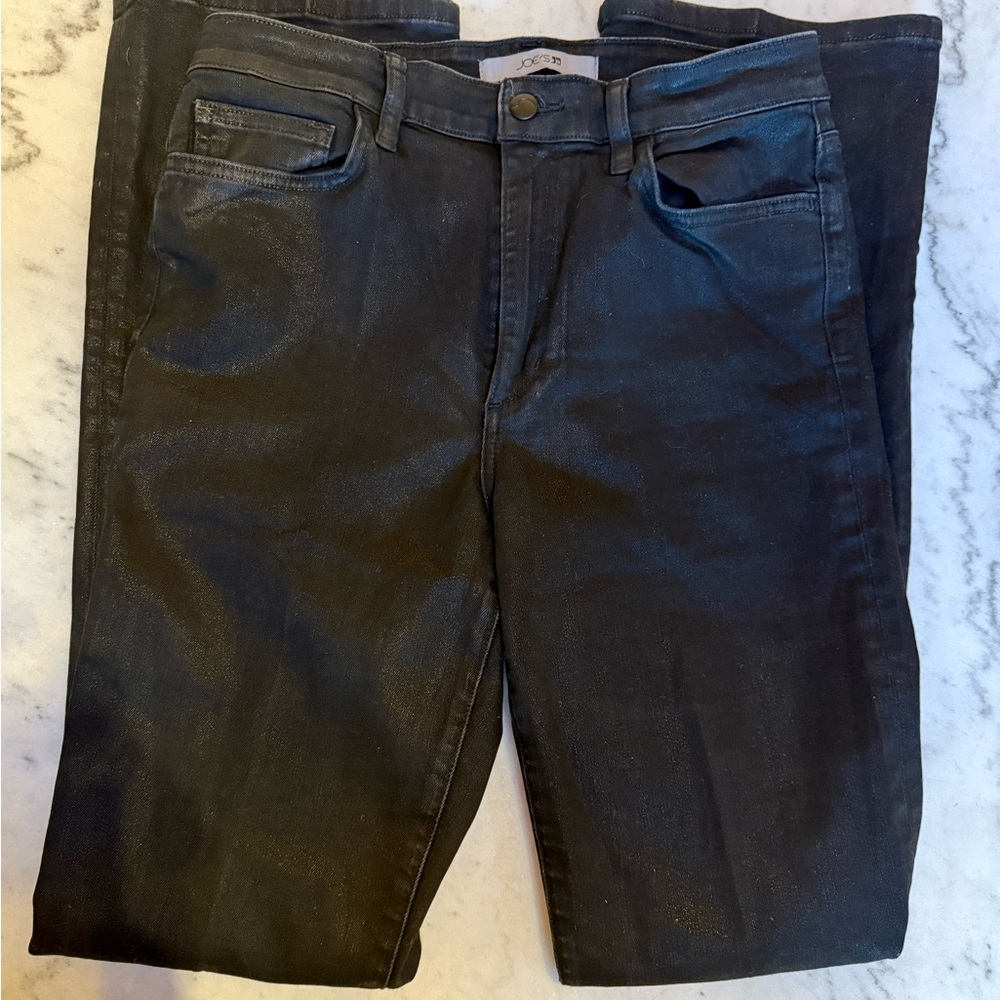 Joe's Jeans Women’s high rise blk coated